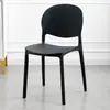 Sillas Coloridas de Moda, una Opción Ideal para Apartamentos Pequeños, Sillas de Comedor de Plástico Minimalistas Modernas con Diseño Delgado, Sillas de Lujo Ligero para Uso Doméstico