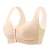 Sujetador Transfronterizo sin Costuras con Botón Frontal, Talla Grande Push-Up, que Retrae el Pecho, Anti-Caída, Chaleco sin Aros, Espalda Hermosa, Sujetador sin Aros