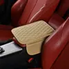 Cojín universal para reposabrazos de control central de coche, funda protectora para reposabrazos, almohadilla de altura bordada, suministros de modificación para decoración interior