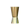Taza medidora de cóctel de acero inoxidable con borde enrollado 304 de doble cabeza, resistente a altas temperaturas, juego de tazas medidoras, en stock, transfronterizo