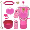 Botella de Agua Térmica Stanley Tapón Antipolvo Taza con Popote Tapa de Taza Correa de Mano Cordón para Botella de Agua Múltiples Estilos Versátiles Set