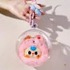 Bolsa de Paseo para Muñeca de Algodón, Bolsa Redonda Transparente Colgante para Muñeca, Juguete de Peluche 12 cm, Bolsa de Almacenamiento para Caminar del Bebé