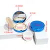 Em Estoque 12g Azul Galvanizado Malha Elástica Caixa com Almofada Material de Embalagem Almofada BB Cream Base Líquida Caixa Refil com Esponja Caixa Vazia