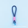 Cordón para teléfono móvil de 6 mm Llavero Macaron personalizado Cordón para teléfono móvil Llavero para llave de coche Cuerda para llave tejida a mano