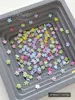 Mini Flor Colorida de Cinco Pétalas Joias para Nail Art Tamanho Misto Flor Ovo Estéreo Resina Diamante para Unha Decoração Atacado