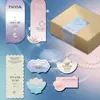 Pegatinas Selladoras de Perlas, Tarjetas Decorativas para Pulseras, Pegatinas para Collares, Empaque de Caja de Avión, Papel Sellador Autoadhesivo para Colgantes
