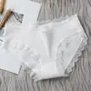 Ventas Directas de Fábrica Ropa Interior Femenina Algodón Puro Japonés Encaje en la Entrepierna Sexy Transpirable para Mujer Braguitas de Cintura Media para Chica