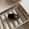 Horquilla de terciopelo vintage de Corea del Sur con perlas y diamantes de imitación, para tocado, pequeña y exquisita horquilla de pico de pato de alta calidad
