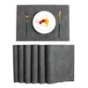 Jogos Americanos, Louças, Toalhas de Mesa, Jogos Americanos de Mesa de Jantar com Padrão de Tecido de Alta Qualidade, Jogos Quadrados com Isolamento Térmico, Porta-Pratos, Porta-Copos com Logo, Laváveis