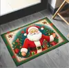 Felpudo de Entrada Navideño Árbol de Navidad Antideslizante Baño Inodoro Resistente a Manchas Felpudo Decorativo Fábrica