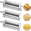 Para batedeira planetária Kitchenaid acessórios para máquina de espaguete tesouro de cozinha máquina de macarrão à pressão conjunto de três peças cortar macarrão