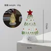 Vidro Esmaltado Zibo Luz Noturna Feita à Mão Artesanato de Árvore de Natal Artesanato em Vidro Ornamento de Mesa Luminoso Criativo