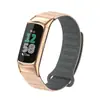 Correa de Reloj Adecuada para Fitbit Charge6, Conector Metálico Charge5, Correa de Reloj Magnética de Silicona Transpirable Apta para la Piel