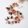 Collar de Grava de Ágata de Cristal Natural al por Mayor, Cuentas de Ágata de Cristal de Piedra Natural de Forma Irregular, Cuentas Sueltas