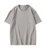 Camiseta de manga corta con cuello redondo de color liso para hombre, ropa de trabajo con logo personalizado, ajuste holgado de verano, top agradable para la piel y cómodo, venta al por mayor de fábrica