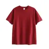 Camiseta Masculina Pesada Manga Curta Algodão Puro 270g Algodão de Xinjiang Vintage Casual Americano Solta Tendência Marca Verão Camiseta Atacado