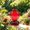 Novo comedouro para beija-flor, suprimentos de jardim para animais de estimação, comedouro de água de vidro para beija-flor, comedouro de pássaros, transfronteiriço
