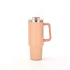 Taza de Hielo de Gran Capacidad de Primera y Segunda Generación 30Oz/40Oz Termo de Acero Inoxidable 304 Taza para Coche Taza de Coche con Popote