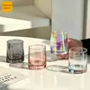Vasos para enjuague bucal estilo hotel, estéticamente agradables, minimalistas y modernos, con un diseño de lujo ligero inspirado en el nórdico, adecuados para parejas, y se pueden usar como vasos de leche, vasos de jugo o vasos para bebidas