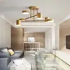 Luminária de Teto para Quarto Transfronteiriça, Luminária para Sala de Estar, Simples e Elegante, Bar de Estudo Doméstico, Lustre de Ferro Criativo Simples Moderno