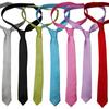 [Song Xiaoxia] Seda Color Sólido Manos 5cm Corbata Estrecha Coreana Femenina Masculina Negro Estudiante Boda Padrino de Boda