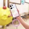 Adecuado para fundas de teléfono móvil Xiaomi, a prueba de polvo, estilo líquido peculiar, fundas suaves unisex para parejas, disipación de calor, lujoso, moderno y divertido