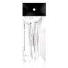 Pinzas para Cejas de Acero Inoxidable con Punta Inclinada y Raya Horizontal en Stock, Pinzas para Cejas de Acero Inoxidable con Punta Recta y Raya Horizontal, Pinzas para Extensiones de Pestañas, Set de Herramientas de Belleza para Dar Forma a las Cejas