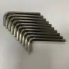 Chave Allen em L de Aço Inoxidável 304 Sus304 Magnetismo Fraco Resistente à Ferrugem H5*25*65