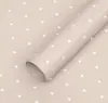 Materiales de Papel de Regalo Floral Impermeable al por Mayor Transfronterizos, Papel de Envoltura para Ramo de Flores Frescas, Papel Ouya con Puntos Pequeños Cynthia