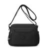 2025 Jierangshi Nueva Bolsa de Tela de Nylon Estilo Coreano Multibolsillos Gran Capacidad Hombro Cruzada Bolsa para Teléfono Móvil Cero