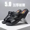 Sandalias y Chanclas Casuales Antideslizantes de Goma Vietnamita Estilo Coreano Cómodas y Duraderas Zapatos de Papá Sandalias de Hombre Verano Nuevo