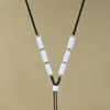 Vendas Diretas de Fábrica Atacado DIY Artesanal Tecido Joias Colares Versátil Pingente de Jade Colares Fio Vermelho para o Ano de Nascimento