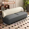 Sofá de Tecido Novo Simples Sala de Estar de Apartamento Pequeno Loja Área de Descanso Loja de Roupas Casa de Aluguel Sofá de Duas ou Três Pessoas