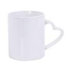 Caneca de Cerâmica Criativa Certificada pela FDA Grau A com Revestimento para Transferência Térmica Tamanho Caneca Cônica Logo Impresso Caneca Branca