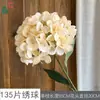 135 Piezas de Hortensias Artificiales, Hortensias Realistas tipo Llama, Decoraciones Frescas de Pared de Flores para Bodas, Flores Falsas para Área de Bienvenida y Guía de Pasillo Flores de Seda