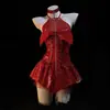 Lingerie Sexy Diabinha Vestido Sem Costas com Abertura no Gancho Estilo Puro Desejo Produtos para Casais Couro Sintético Sucubus
