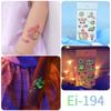 Ricklon Suministro Transfronterizo Luminoso Tatuajes Marinos Pegatinas Niños Sirena Dibujos Animados Pegatinas de Tatuajes Venta al por Mayor