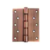Bisagra de Acero Inoxidable 5*4 Ensanchada y Engrosada Rodamiento Silencioso Bisagra para Puerta de Habitación Resistente Transfronteriza 304 Bisagra Plana Exportación