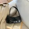 Bolso Retro de Nicho Estilo Baguette Francés, Nuevo Bolso de Hombro a la Axila de Tendencia 2025 para Mujer, Bolso Cuadrado Pequeño Estilo Coreano