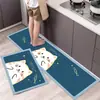 Alfombra de cocina resistente a la suciedad, antideslizante, resistente al desgaste, cortable, delgada, antiadherente, desechable, absorción instantánea, más vendida, absorbente de aceite, absorbente de agua