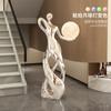 Figura artística adornos de piso regalo de inauguración de casa lámpara escultura abstracta decoraciones de bienvenida para lobby de hotel de alto nivel