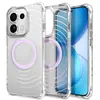Funda magnética para teléfono con patrón de ondas adecuada para Oppo Reno16Pro, Reno16 transparente anti-caídas, Reno16F funda protectora