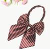 Camisa de Estilo Coreano para Mujer con Cuello Florido Estilo Academia Británica Sin Corbata Lazo Azul y Negro Profesional para Banco Hotel Azafata