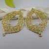 Joyería hecha a mano DIY material para horquillas venta al por mayor cuentas de Buda pulsera artículo colgante de corazón hueco accesorios de latón venta al por mayor