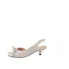 Primer Encuentro con las Sandalias de Lazo Estilo Francés para Mujer, Nuevo Modelo Verano 2026, Punta Cuadrada, Punta Abierta, Tacones Altos Finos Impresionantes y Elegantes