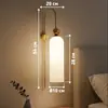 Lámpara de Pared Minimalista Nórdica de Lujo Ligero para Pared de Fondo de Sala de Estar, Lámpara de Mesita de Noche para Dormitorio Principal, Lámpara de Dormitorio, Nuevo Modelo 2026