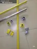 Piezas de Conexión para Autobús, Accesorios para Pasamanos de Tubo con Patrón para Autobús, Accesorios para Pasamanos y Barandillas de Poste de Autobús