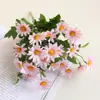 Margarida pequena simulada 9 cabeças crisântemo coreano crisântemo holandês crisântemo persa gerbera camomila crisântemo flor artificial