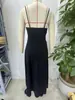 Vestido Longo Za com Cruzamento Estilo Europeu e Americano Moda Verão 2025 Tendência Nova Feminina Vestido Midi Bordado