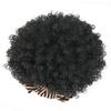 Peluca Transfronteriza Moda para Mujeres Africanas Negra Pequeña Rizada Corta Rizada Turbante Tocado Hecha a Mano Pequeña Rizada Fabricante de Pelucas